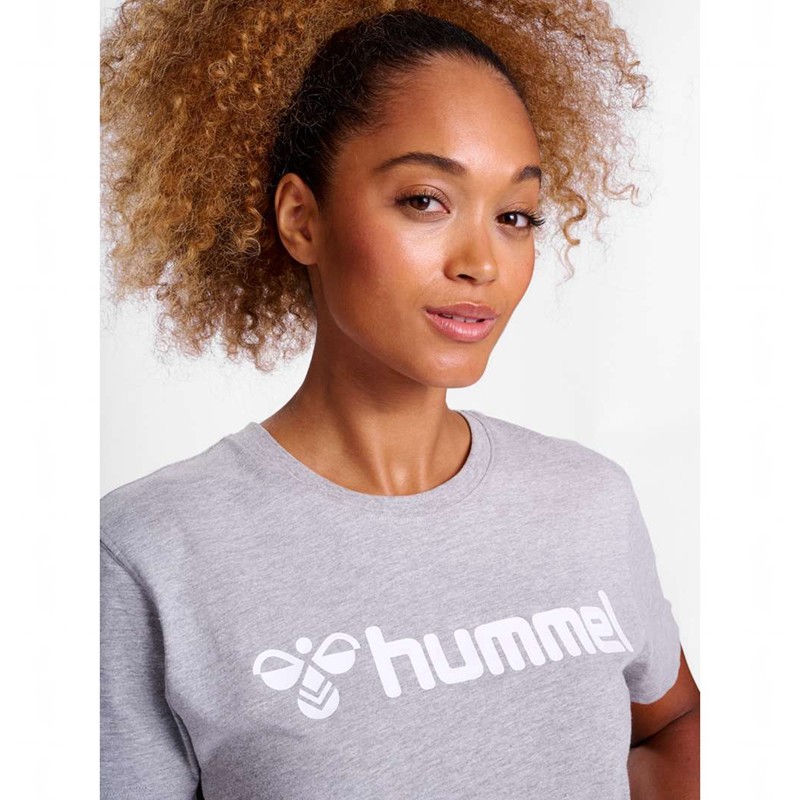Hummel Go 2.0 Logo S/S T-shirt Dam Grå | 965403-849