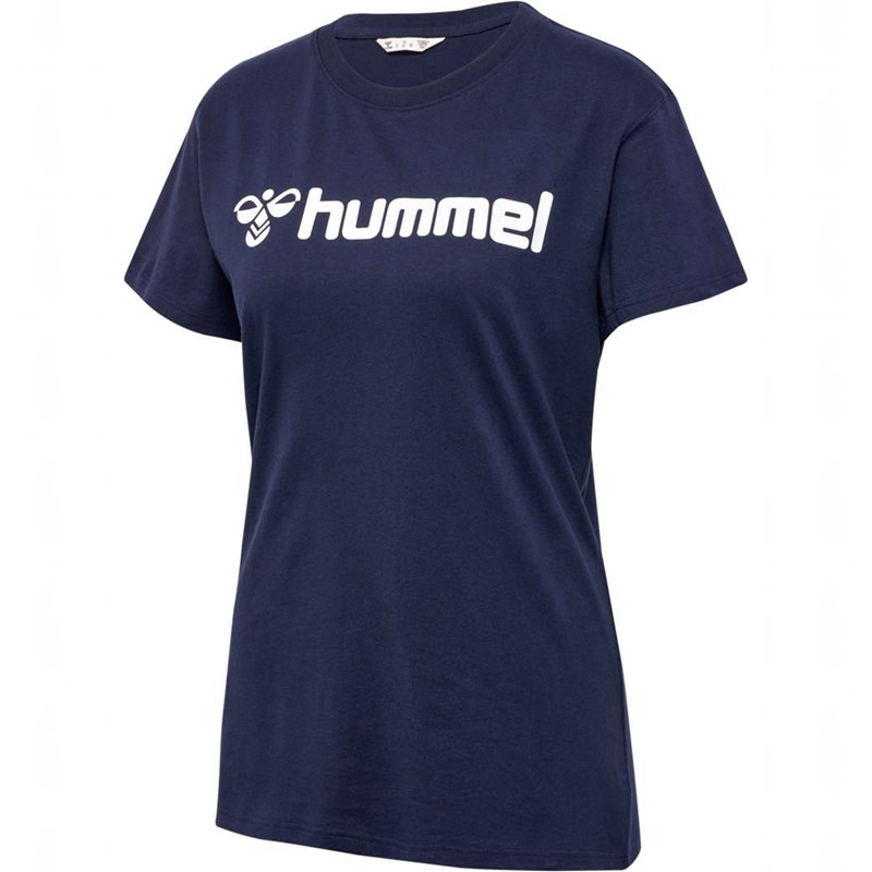 Hummel Go 2.0 Logo S/S T-shirt Dam Marinblå | 228877-887