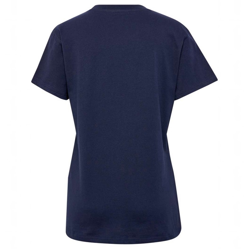 Hummel Go 2.0 Logo S/S T-shirt Dam Marinblå | 228877-887