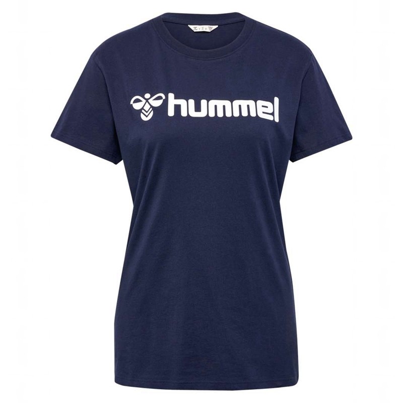 Hummel Go 2.0 Logo S/S T-shirt Dam Marinblå | 228877-887