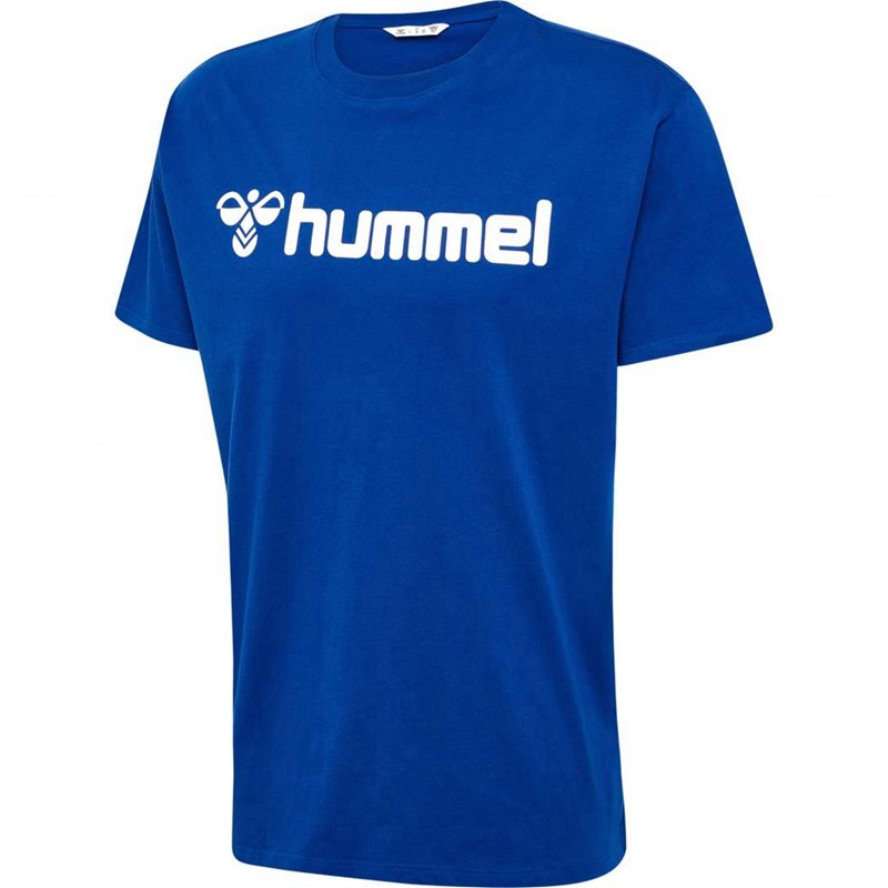 Hummel Go 2.0 Logo S/S T-shirt Herr Blå | 884314-348