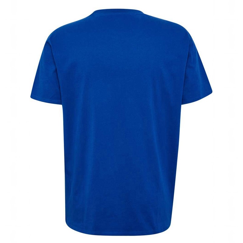 Hummel Go 2.0 Logo S/S T-shirt Herr Blå | 884314-348
