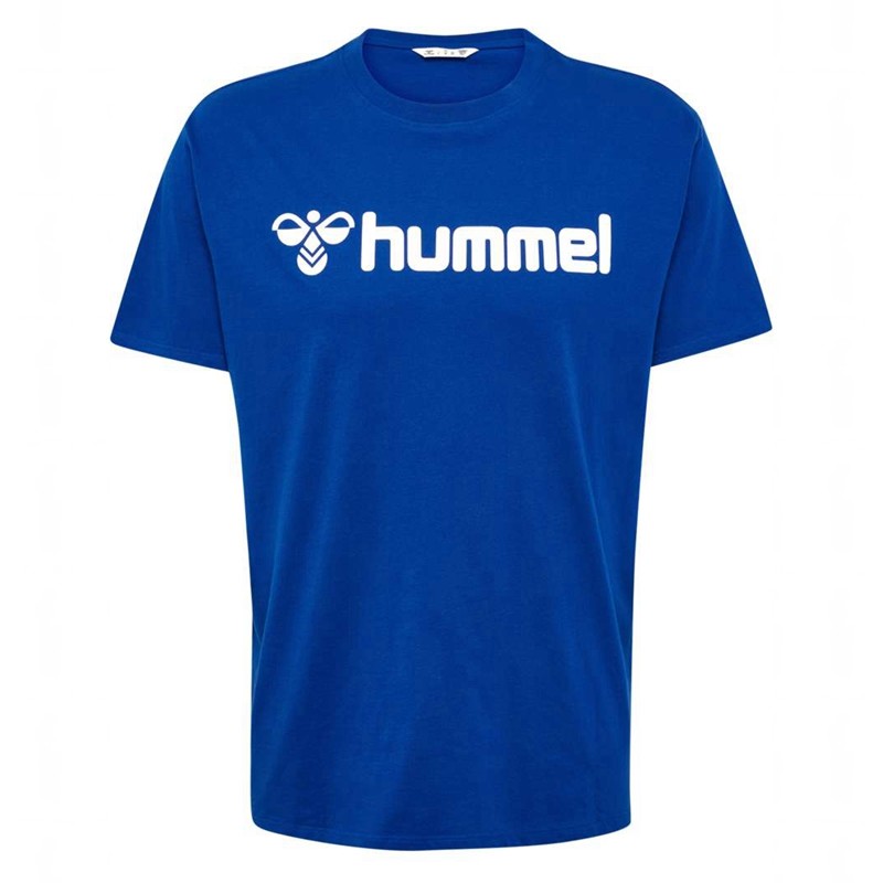 Hummel Go 2.0 Logo S/S T-shirt Herr Blå | 884314-348