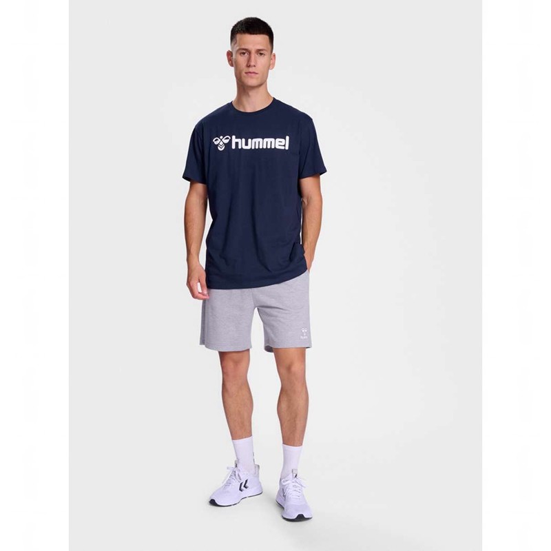 Hummel Go 2.0 Logo S/S T-shirt Herr Marinblå | 232312-507