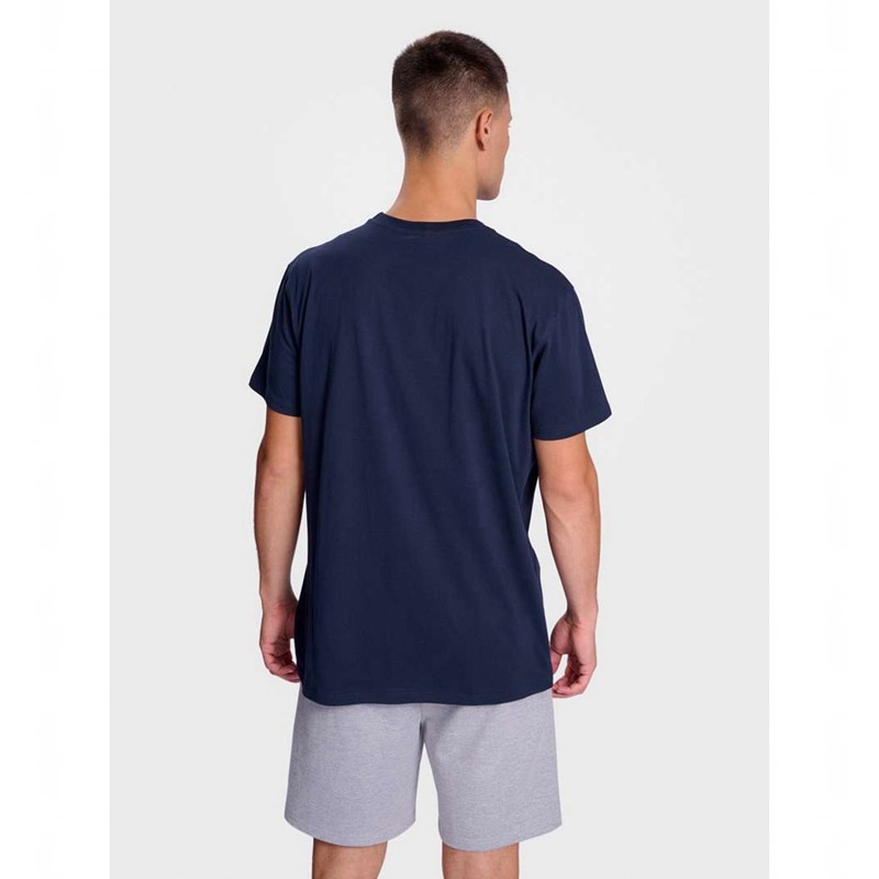Hummel Go 2.0 Logo S/S T-shirt Herr Marinblå | 232312-507