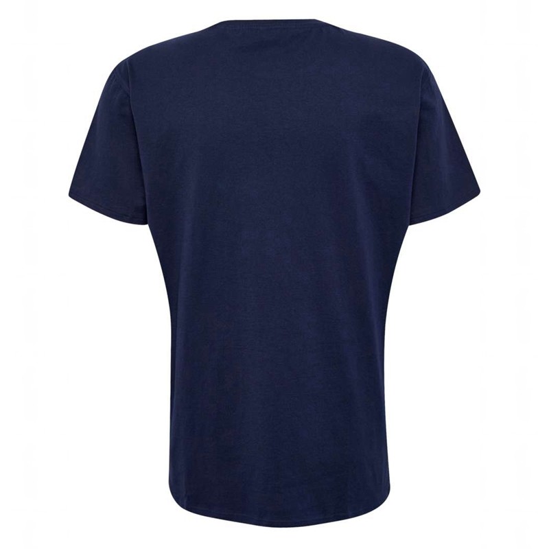 Hummel Go 2.0 Logo S/S T-shirt Herr Marinblå | 232312-507