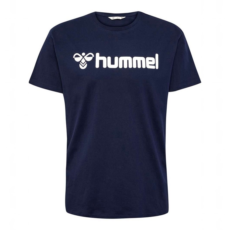 Hummel Go 2.0 Logo S/S T-shirt Herr Marinblå | 232312-507