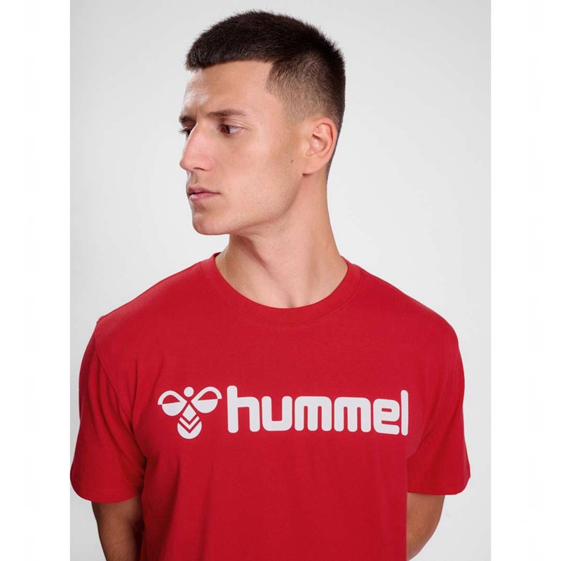 Hummel Go 2.0 Logo S/S T-shirt Herr Röda | 033474-463