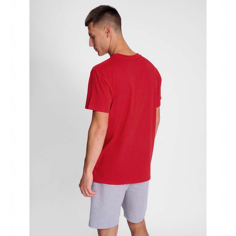 Hummel Go 2.0 Logo S/S T-shirt Herr Röda | 033474-463