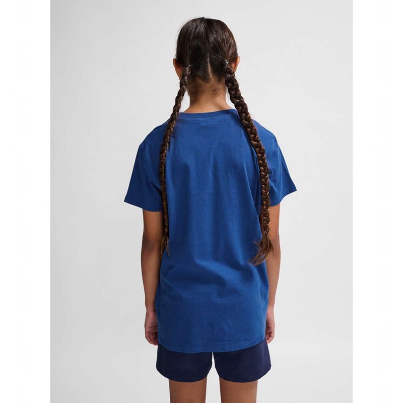 Hummel Go 2.0 S/S T-shirt Barn Blå | 342836-559