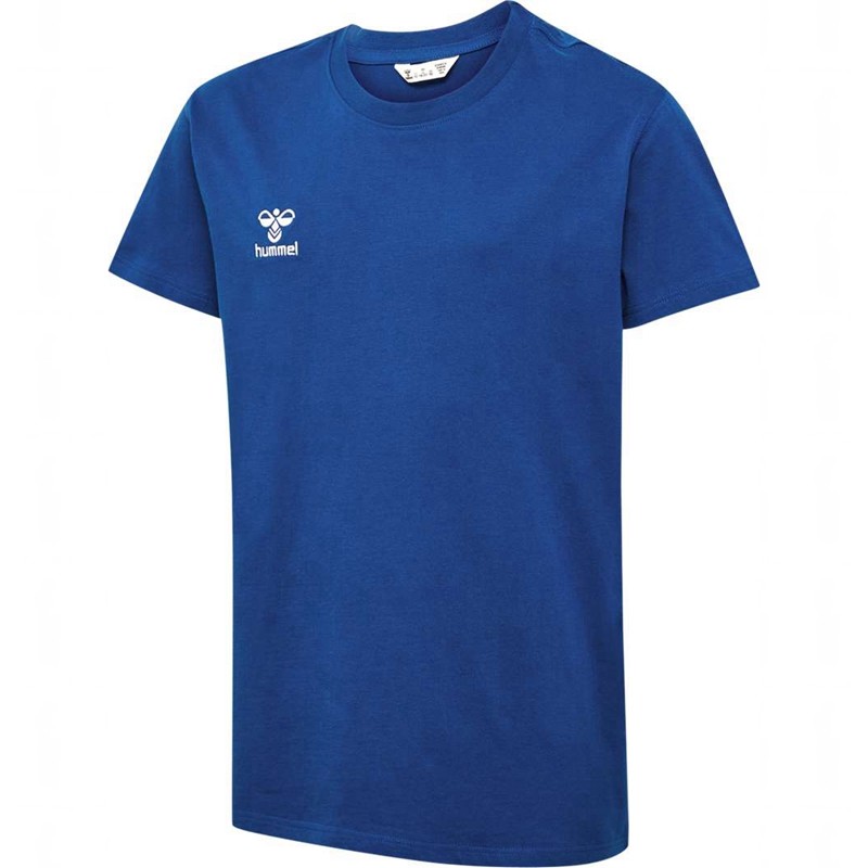 Hummel Go 2.0 S/S T-shirt Barn Blå | 342836-559