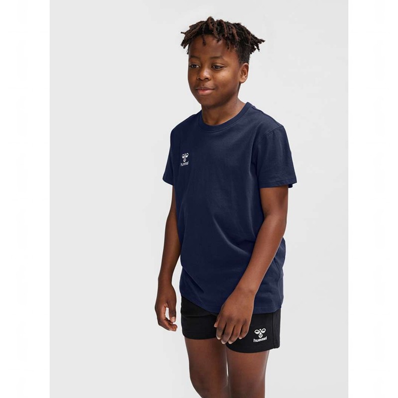 Hummel Go 2.0 S/S T-shirt Barn Marinblå | 026507-136