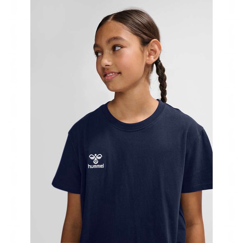 Hummel Go 2.0 S/S T-shirt Barn Marinblå | 026507-136
