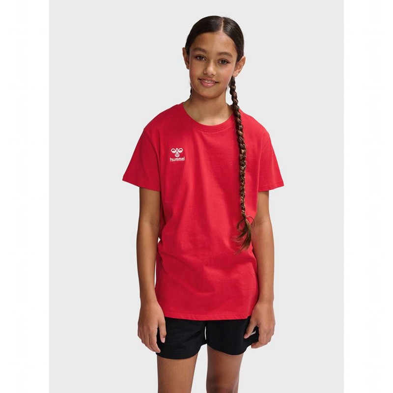 Hummel Go 2.0 S/S T-shirt Barn Röda | 947588-275