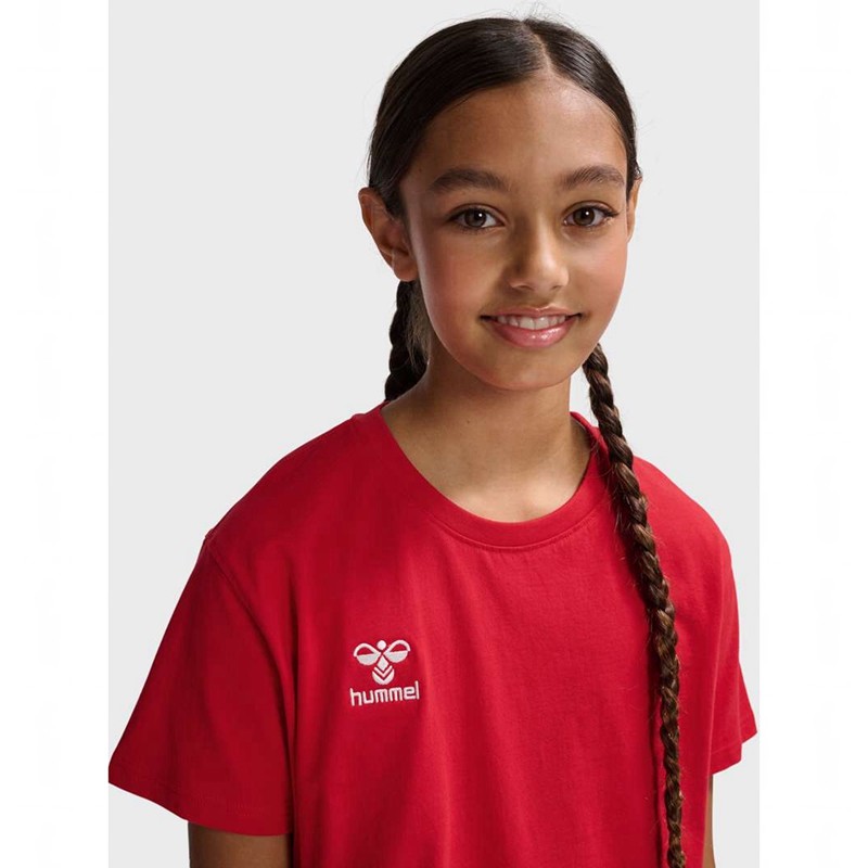 Hummel Go 2.0 S/S T-shirt Barn Röda | 947588-275