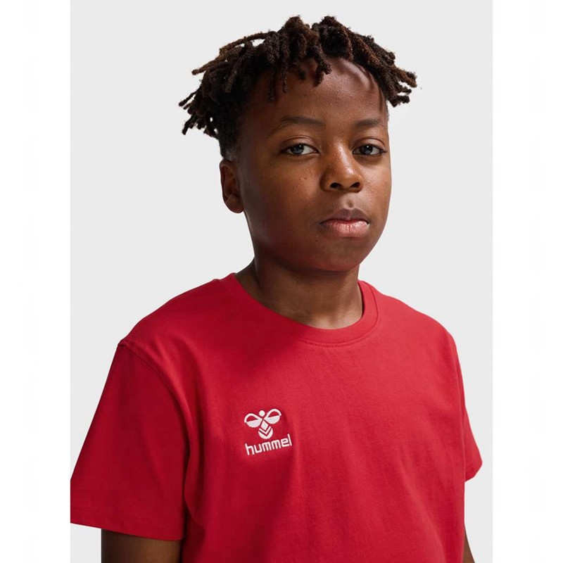 Hummel Go 2.0 S/S T-shirt Barn Röda | 947588-275