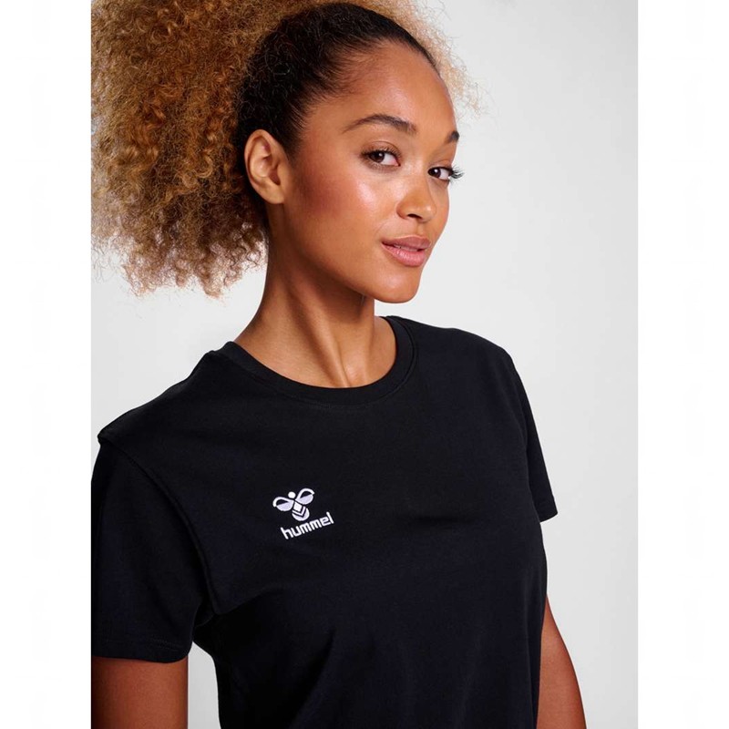Hummel Go 2.0 S/S T-shirt Dam Svarta | 850446-400