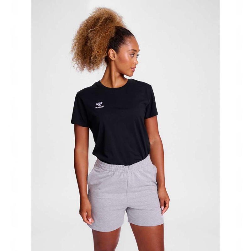 Hummel Go 2.0 S/S T-shirt Dam Svarta | 850446-400