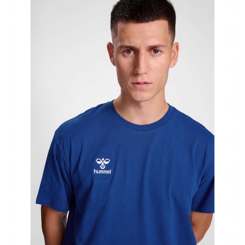 Hummel Go 2.0 S/S T-shirt Herr Blå | 564805-047