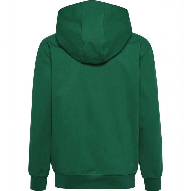 Hummel Go 2.0 Zip Hoodie Barn Gröna | 084350-293