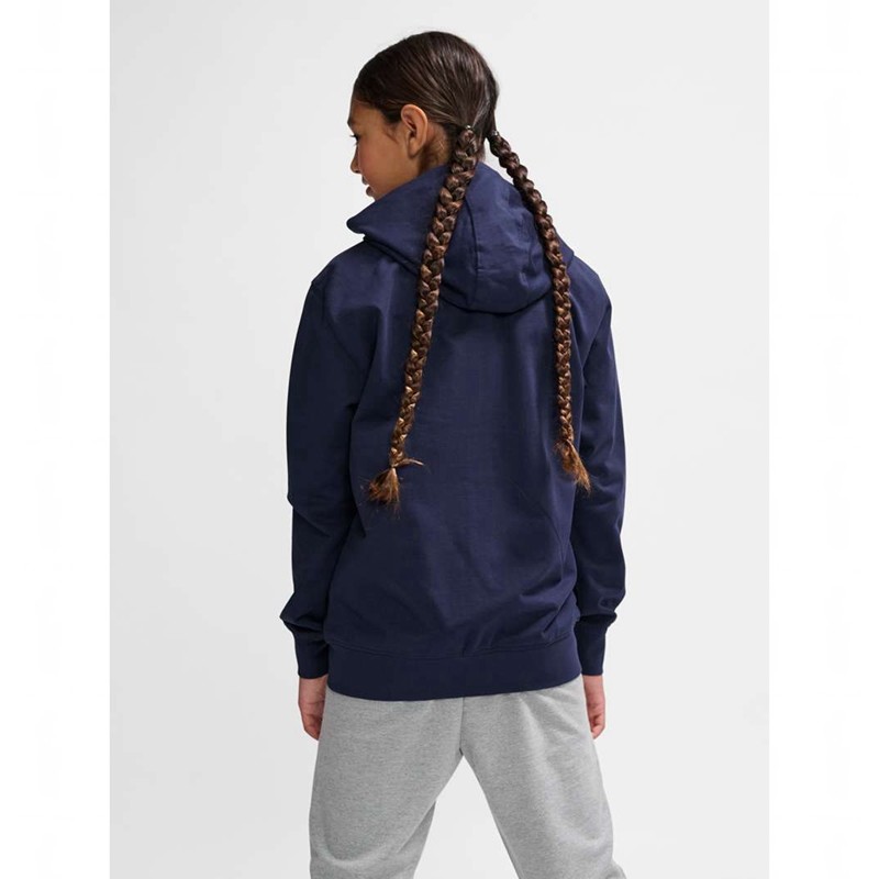 Hummel Go 2.0 Zip Hoodie Barn Marinblå | 810251-516