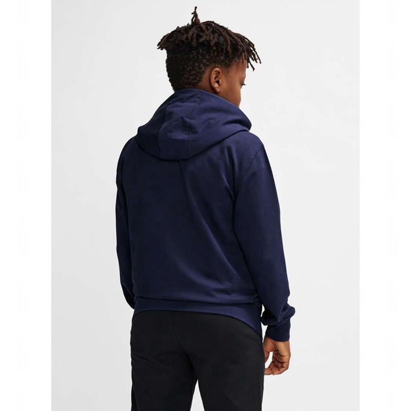 Hummel Go 2.0 Zip Hoodie Barn Marinblå | 810251-516