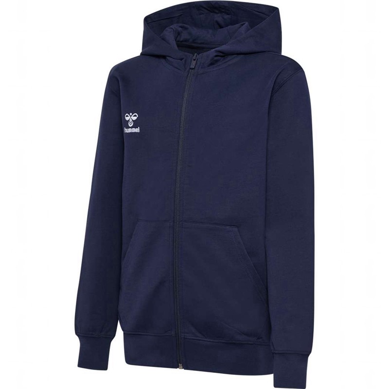 Hummel Go 2.0 Zip Hoodie Barn Marinblå | 810251-516