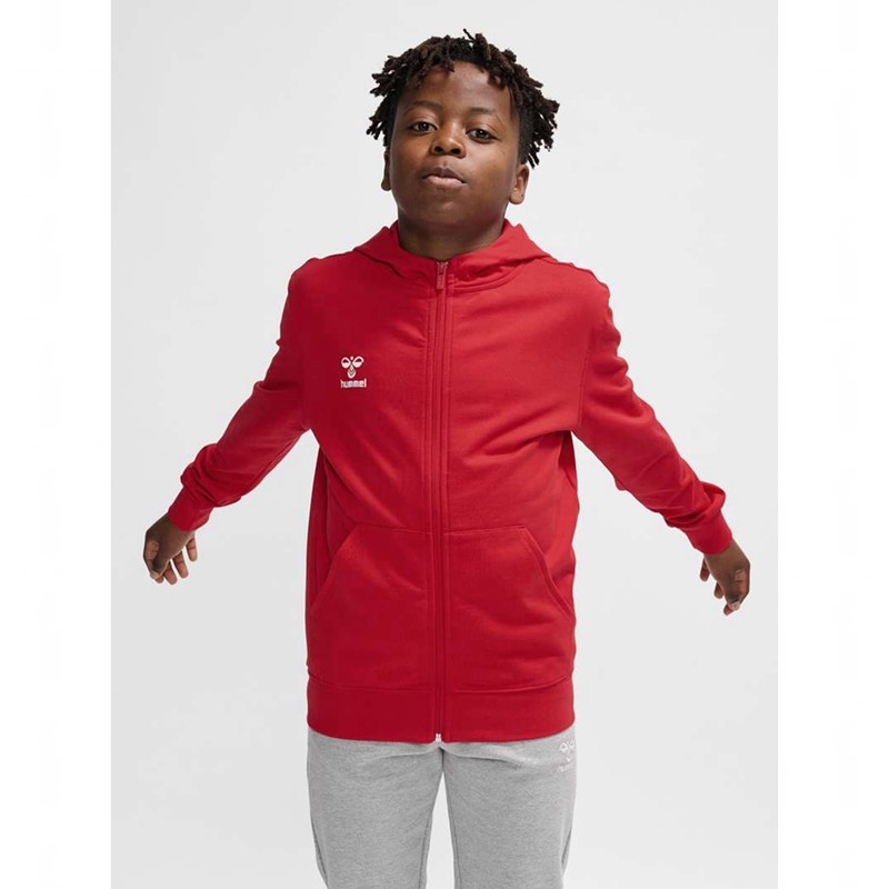 Hummel Go 2.0 Zip Hoodie Barn Röda | 131047-436