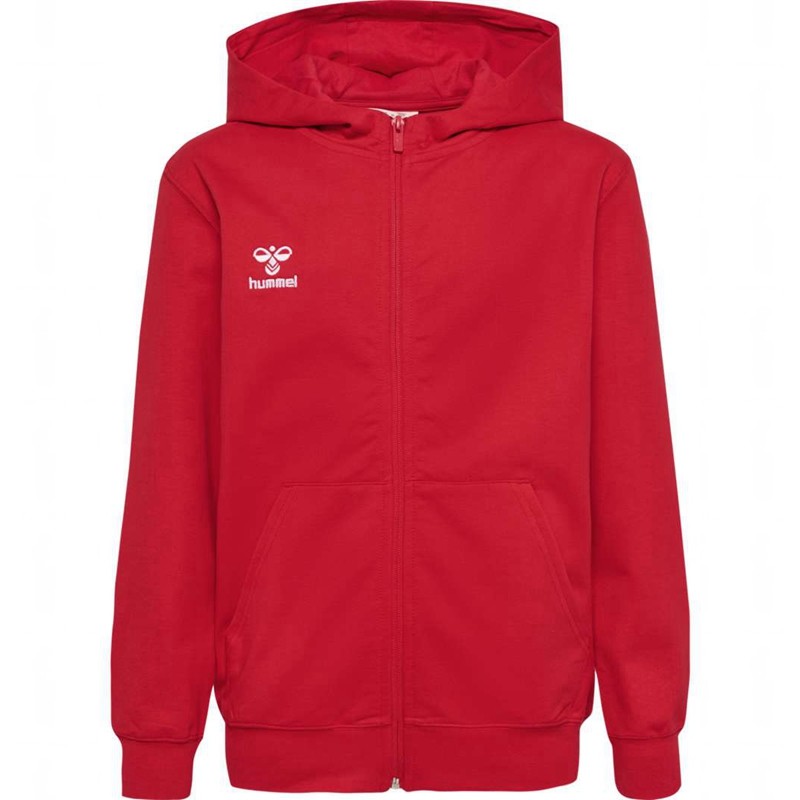 Hummel Go 2.0 Zip Hoodie Barn Röda | 131047-436
