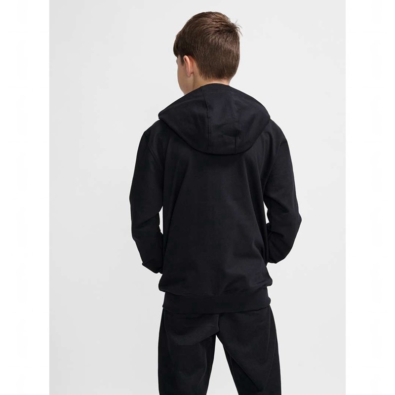 Hummel Go 2.0 Zip Hoodie Barn Svarta | 793624-285