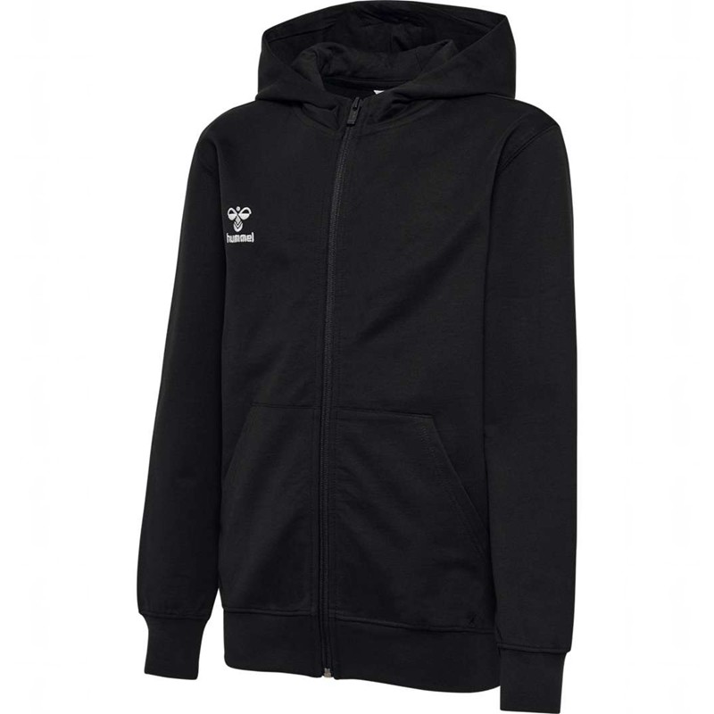 Hummel Go 2.0 Zip Hoodie Barn Svarta | 793624-285
