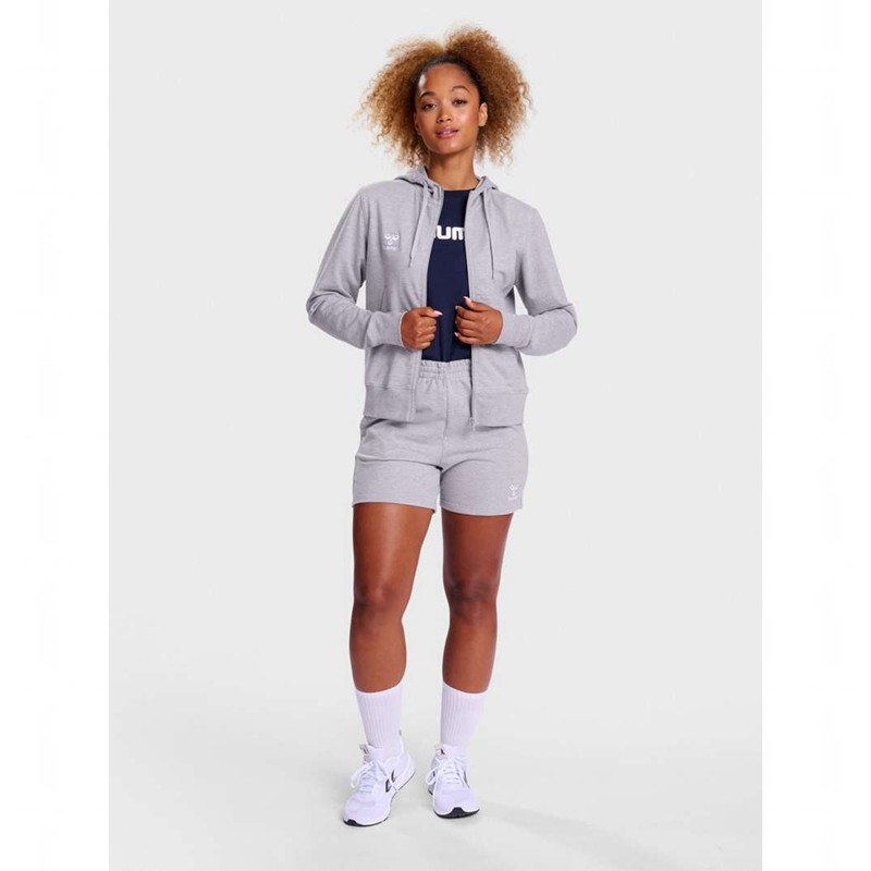 Hummel Go 2.0 Zip Hoodie Dam Grå | 984961-599