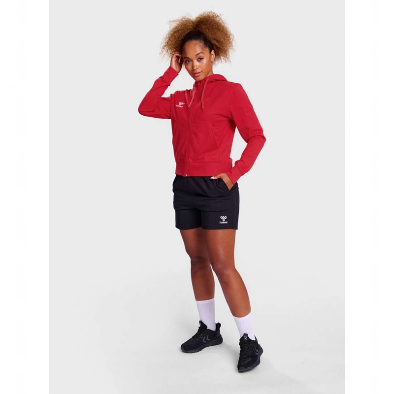 Hummel Go 2.0 Zip Hoodie Dam Röda | 194803-285