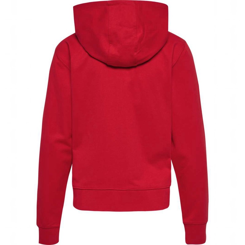 Hummel Go 2.0 Zip Hoodie Dam Röda | 194803-285
