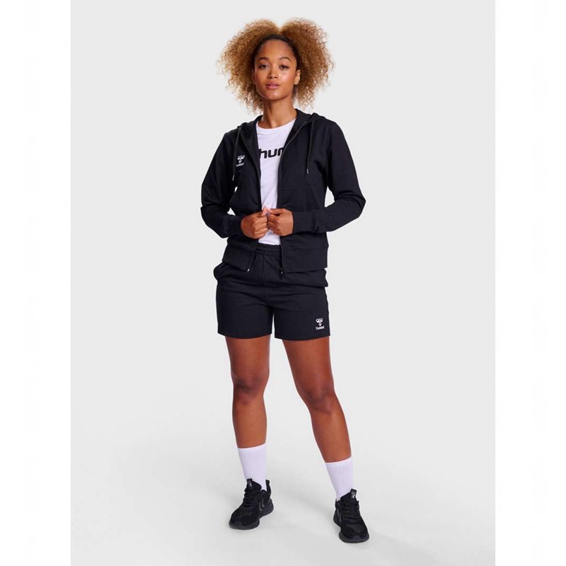 Hummel Go 2.0 Zip Hoodie Dam Svarta | 985688-948
