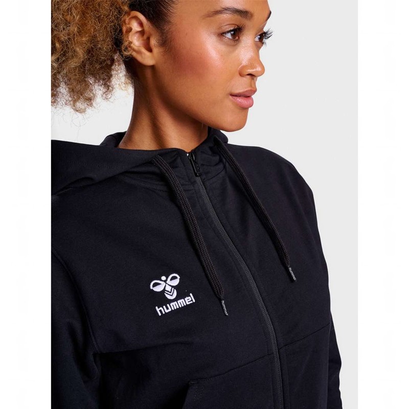 Hummel Go 2.0 Zip Hoodie Dam Svarta | 985688-948