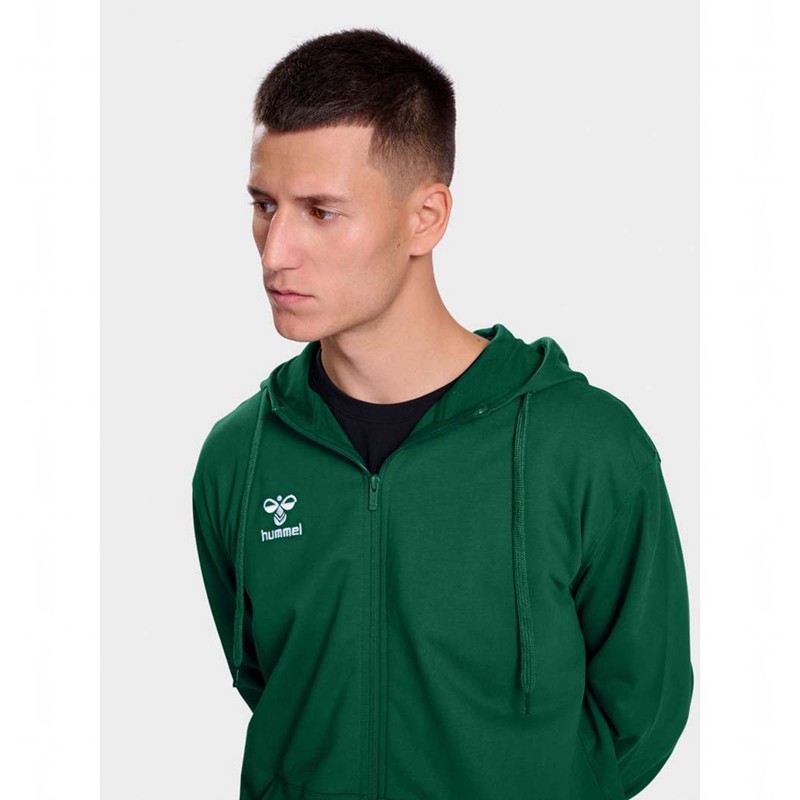 Hummel Go 2.0 Zip Hoodie Herr Gröna | 625275-882