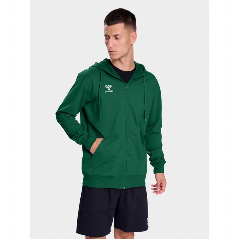 Hummel Go 2.0 Zip Hoodie Herr Gröna | 625275-882