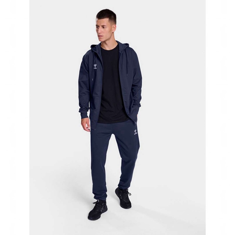 Hummel Go 2.0 Zip Hoodie Herr Marinblå | 551801-092
