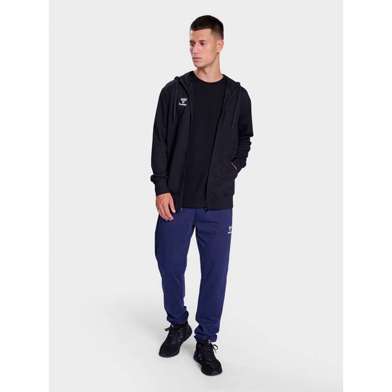 Hummel Go 2.0 Zip Hoodie Herr Svarta | 045483-206
