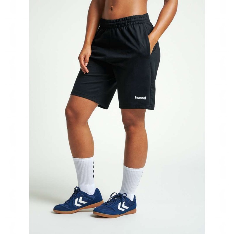 Hummel Go Cotton Bermuda Shorts Dam Svarta | 829885-237