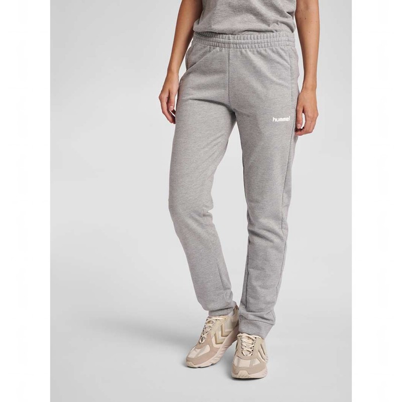 Hummel Go Cotton Byxor Dam Grå | 521224-990
