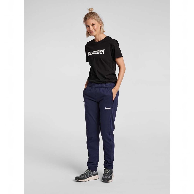 Hummel Go Cotton Byxor Dam Marinblå | 806011-736