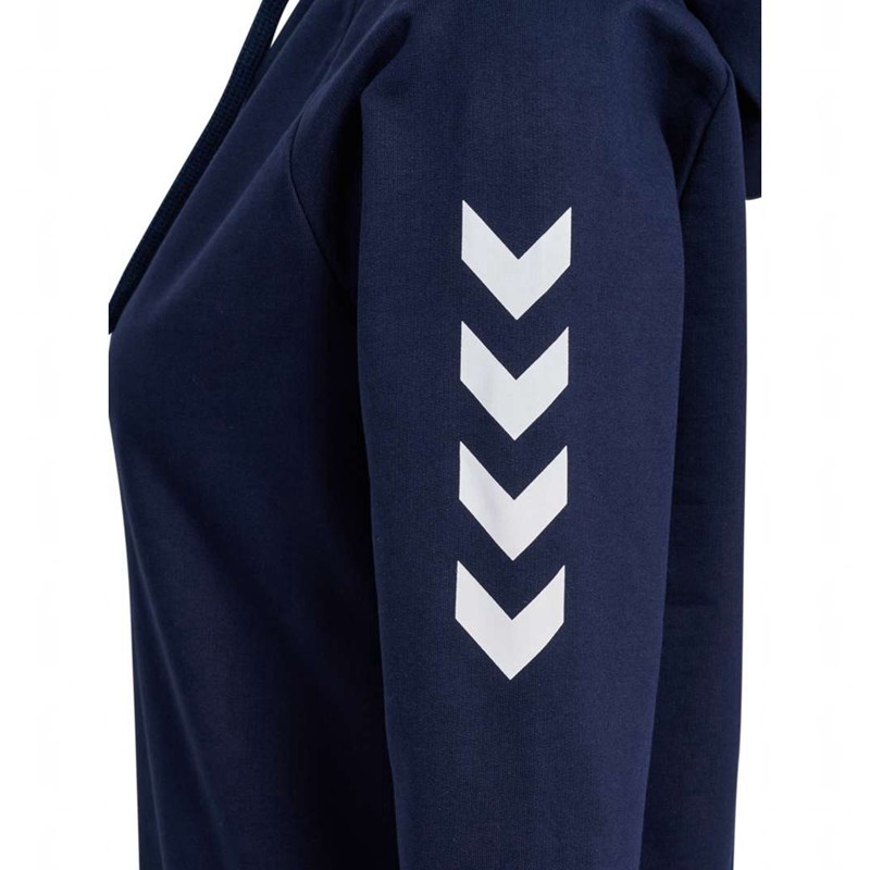 Hummel Go Cotton Hoodie Dam Marinblå | 721247-589