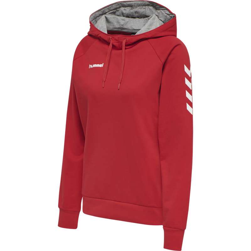 Hummel Go Cotton Hoodie Dam Röda | 897401-896