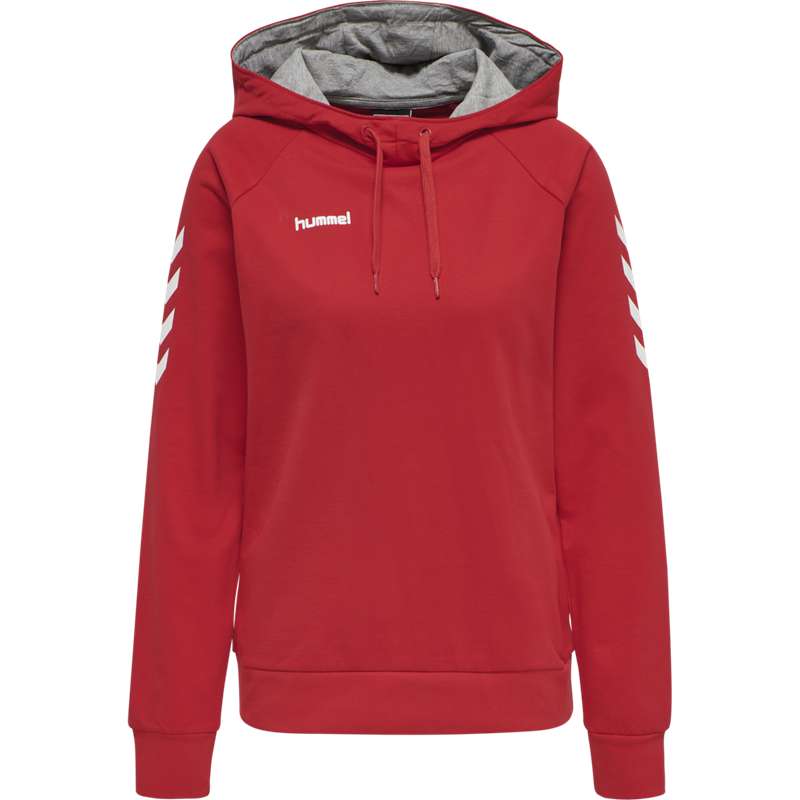 Hummel Go Cotton Hoodie Dam Röda | 897401-896