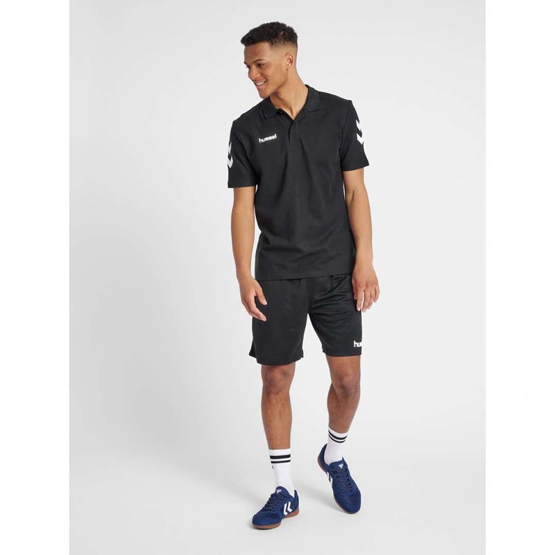 Hummel Go Cotton Piketröja Herr Svarta | 079085-557