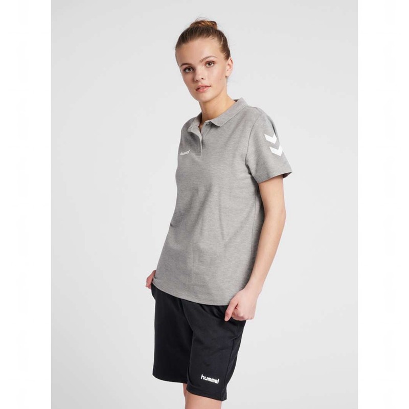 Hummel Go Cotton Polo Jackor Dam Grå | 753337-541