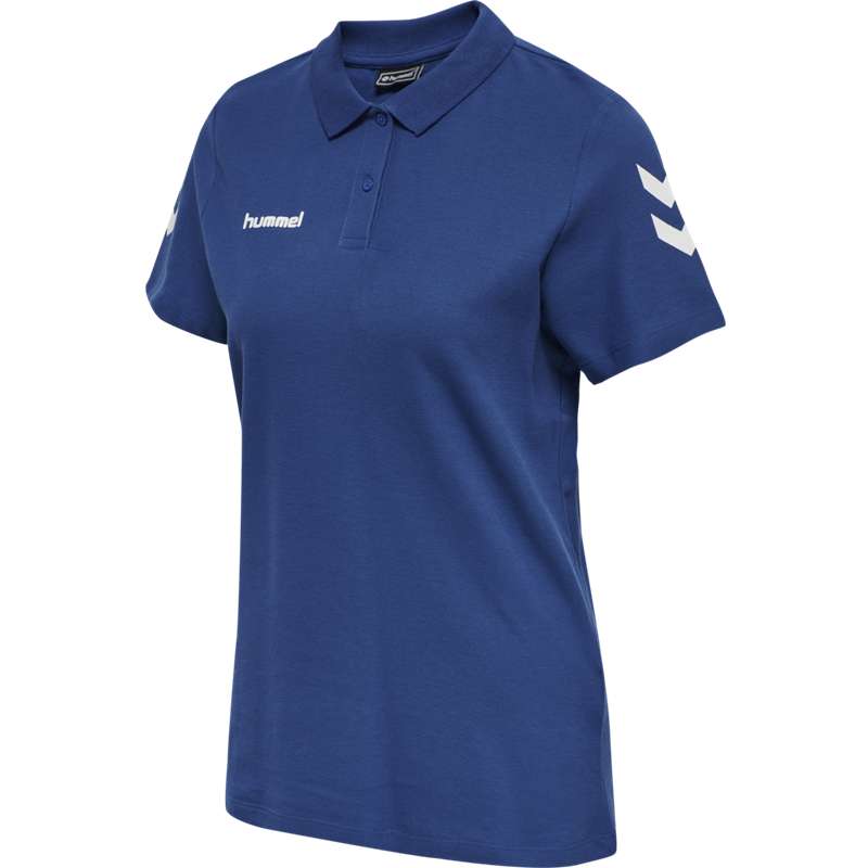 Hummel Go Cotton Polo T-shirt Dam Blå | 954744-326
