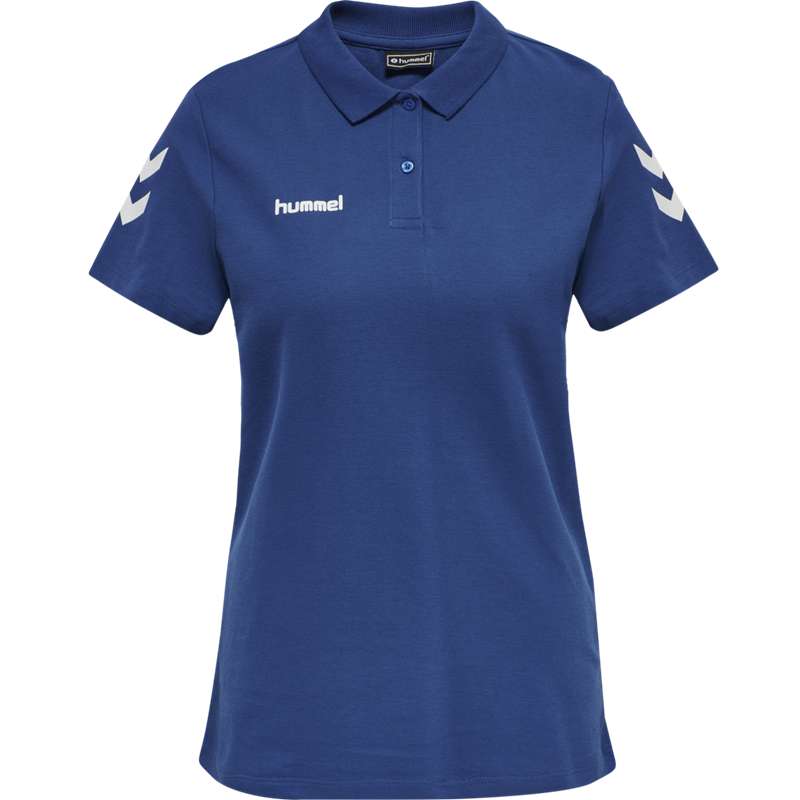 Hummel Go Cotton Polo T-shirt Dam Blå | 954744-326